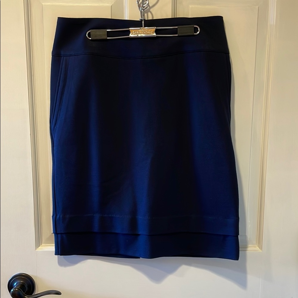 Elegant Navy Blue Women's Skirt